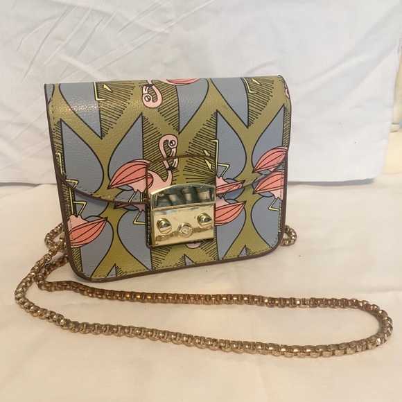 Handbags - Small purse with flamingo